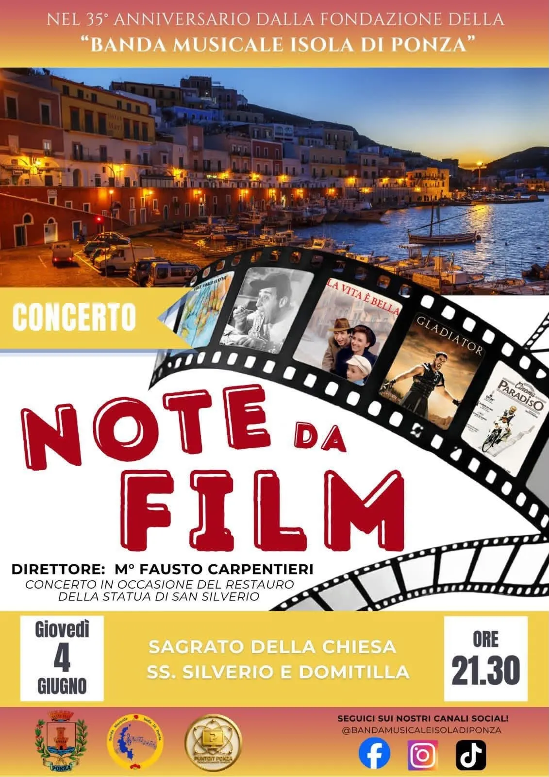 Note da Film – Concerto della Banda Musicale Isola di Ponza