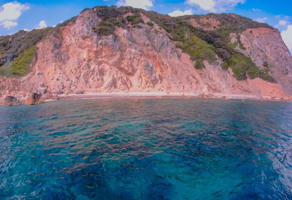 La spiaggia della Calcara