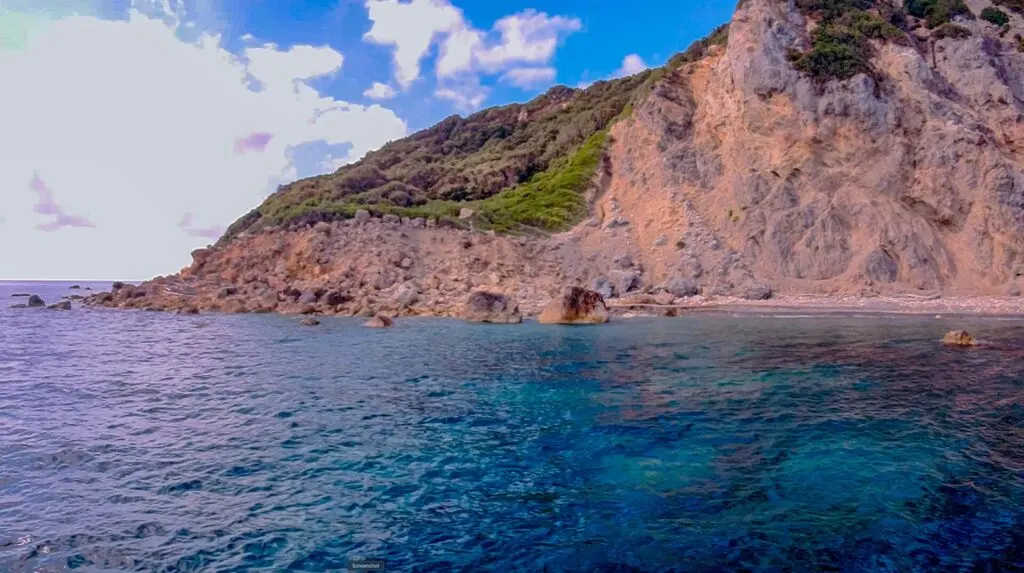 La spiaggia della Calcara